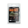AK Interactive AK14033 MUD SET – ENAMEL LIQUID PIGMENT SET 3x35ml